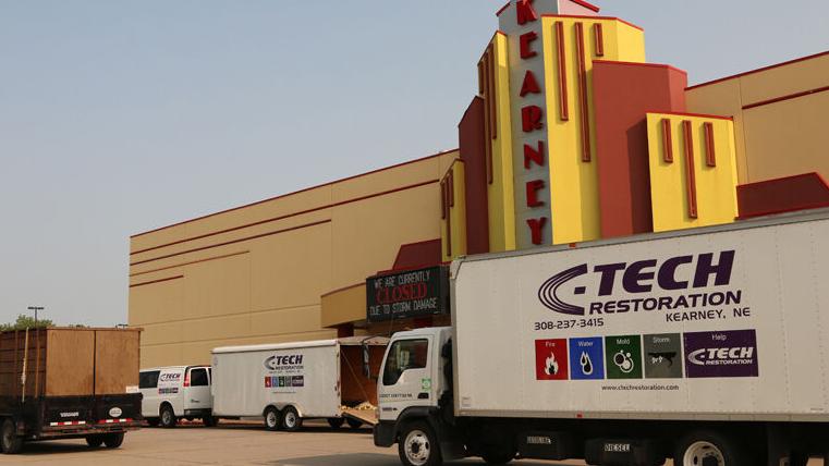 Kearney Cinema 8 windstorm damage